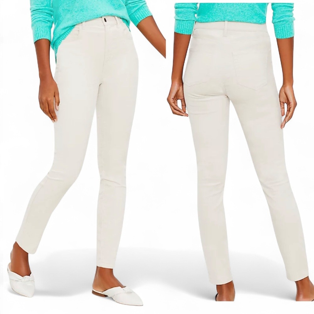 Loft Cream The Modern Skinny Low Rise Corduroy Pants 4/27 Vanilla‎ Girl Winter